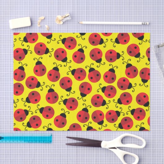 Lady Bug Cute 1st Birthday Party Tissuepapier (Craft)