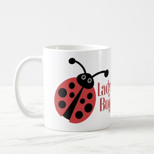 Lady Bug Cute Animal Print Koffiemok (Links)
