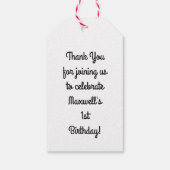 Lady Bug Cute Kids Birthday Party Cadeaulabel (Achterkant)