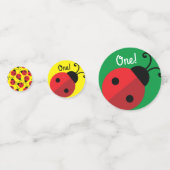 Lady Bug Cute Kids Birthday Party Confetti (Voorkanten)