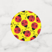 Lady Bug Cute Kids Birthday Party Confetti (Kleine voorkant)