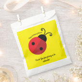 Lady Bug Cute Kind Ladybug Birthday Party Bedankzakje (Geknipt)