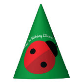 Lady Bug Cute Kind Ladybug Birthday Party Feesthoedjes (Voorkant)