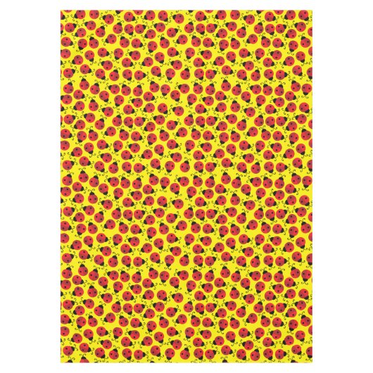 Lady Bug Cute Kind Ladybug Birthday Party Tafelkleed (Voorkant)