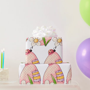 Lady Bug Easter Egg Cadeaupapier