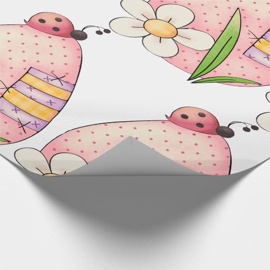 Lady Bug Easter Egg Cadeaupapier