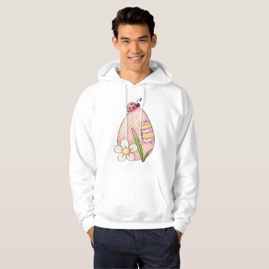 Lady Bug Easter Egg Hoodie (Voorkant volledig)