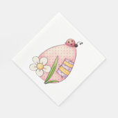 Lady Bug Easter Egg Servet (Hoek)