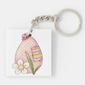 Lady Bug Easter Egg Sleutelhanger (Achterkant)