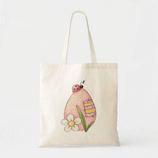 Lady Bug Easter Egg Tote Bag (Voorkant)