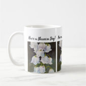 Lady Bug en Lily van de Valley Waterverf Flower Koffiemok (Links)