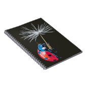 Lady Bug en Paardenbloem Zaad spiraal gebonden not Notitieboek (Rechterzijde)