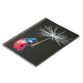 Lady Bug en Paardenbloem Zaad spiraal gebonden not Notitieboek (Linkerzijde)