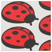 Lady Bug Fabric Stof (Close Up)