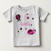 Lady Bug Gepersonaliseerde Baby Draag (Voorkant)