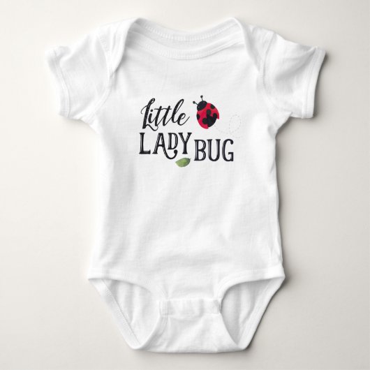 Lady Bug gepersonaliseerde Bodysuit (Voorkant)