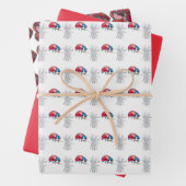 Lady bug / hart wrapping papier bundel inpakpapier vel (In situ)