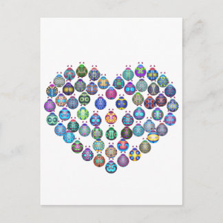 Lady Bug Heart Briefkaart
