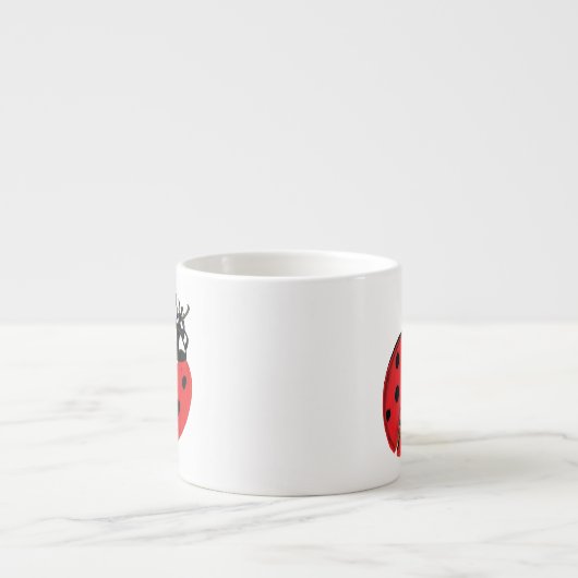 Lady Bug Illustratie Espresso Kop (Voorkant)
