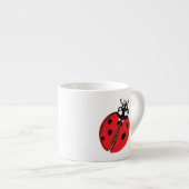 Lady Bug Illustratie Espresso Kop (Voorkant rechts)
