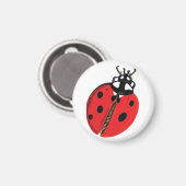 Lady Bug Illustratie Magneet (Voorkant / Achterkant)