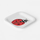 Lady Bug Illustratie Papieren Bordje (Gebogen)
