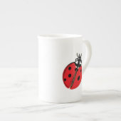 Lady Bug Illustratie Porselein Kop (Voorkant rechts)