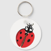 Lady Bug Illustratie Sleutelhanger (Voorkant)