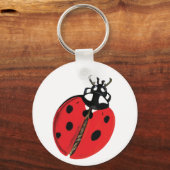 Lady Bug Illustratie Sleutelhanger (Voorkant)