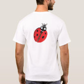 Lady Bug Illustratie T-shirt (Achterkant)