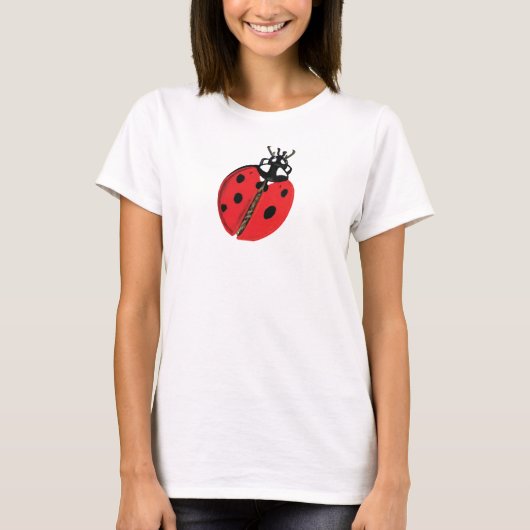 Lady Bug Illustratie T-shirt (Voorkant)