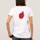 Lady Bug Illustratie T-shirt (Achterkant)