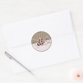 Lady Bug in roze Sticker (Envelop)