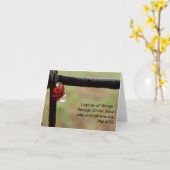 Lady Bug - Inspiring Scriptural Greeting Cards Kaart (Gele Bloem)