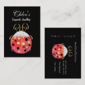 Lady Bug Jewelry Visitekaartje (Voorkant / Achterkant)