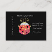 Lady Bug Jewelry Visitekaartje (Achterkant)