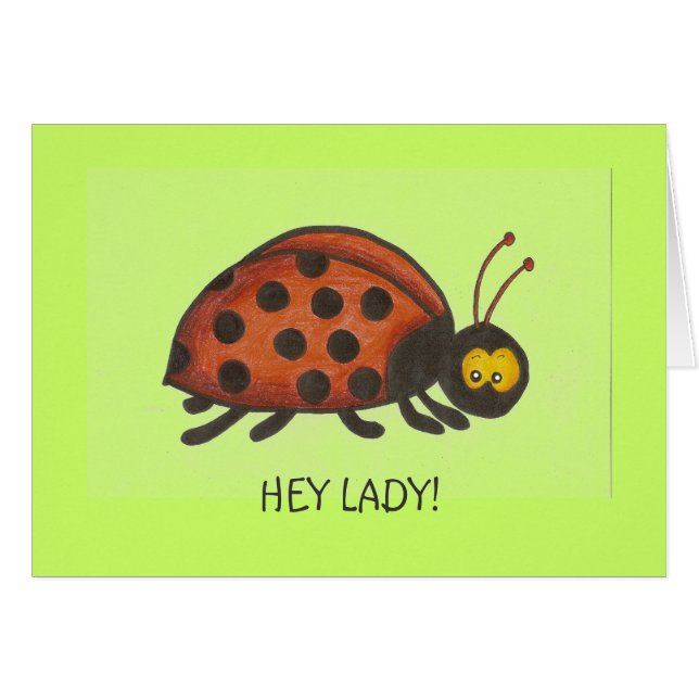 Lady Bug-kaarten (Voorkant Horizontaal)