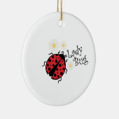 Lady Bug Keramisch Ornament (Rechts)