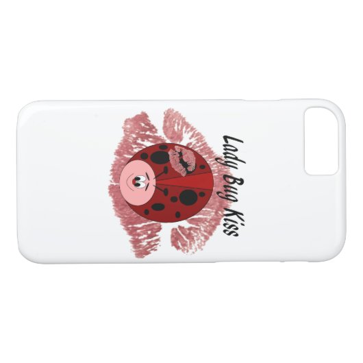 Lady Bug Kiss Case-Mate iPhone Case (Achterkant (Horizontaal))