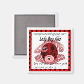 Lady Bug Kiss Magnet (Voorkant / Achterkant)
