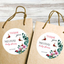 Lady bug kleine dame baby shower gunst