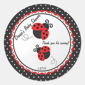 Lady Bug Label / Sticker