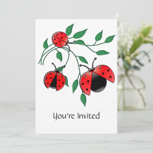 Lady Bug, Lady Bugs Kaart (Staand voorkant)