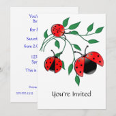 Lady Bug, Lady Bugs Kaart (Voorkant / Achterkant)