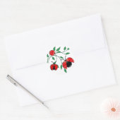 Lady Bug, Lady Bugs Ronde Sticker (Envelop)