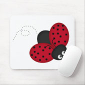 Lady Bug Luck mousepad Muismat (Met muis)