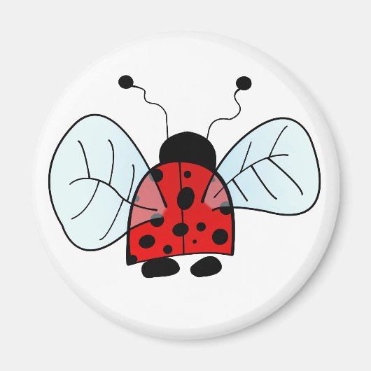Lady bug magneet (Voorkant)