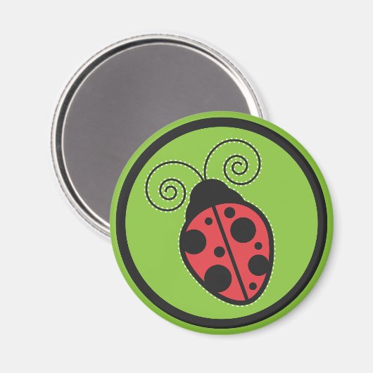 Lady Bug Magneet (Voorkant / Achterkant)