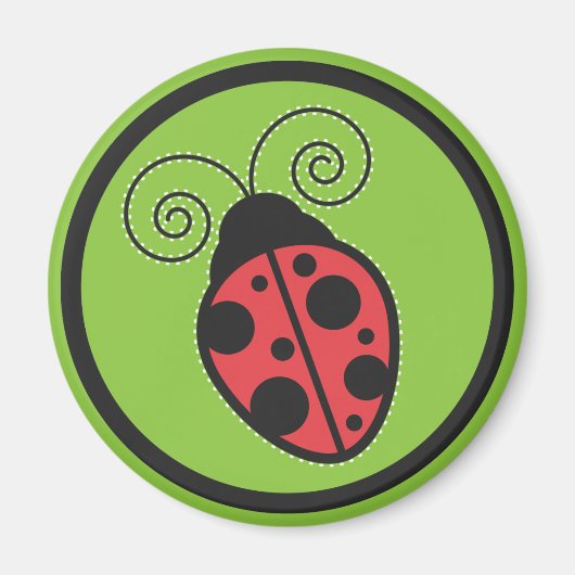 Lady Bug Magneet (Voorkant)