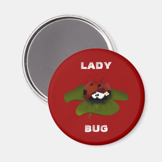 Lady Bug Magneet (Voorkant / Achterkant)